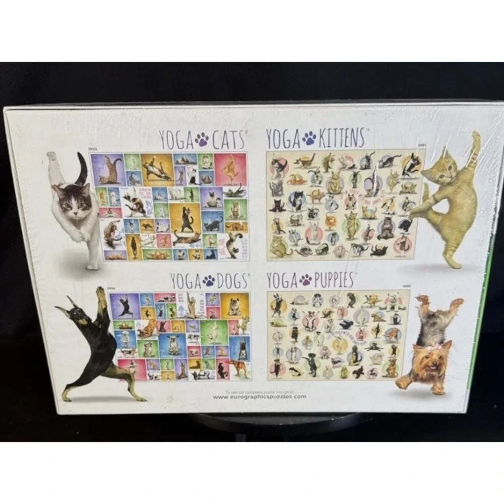 New Yoga Dogs 1000 piece Jigsaw Puzzle Eurographics Sealed